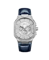 Jbw Men's Orion Diamond (1/8 ct.t.w.) Stainless Steel Watch