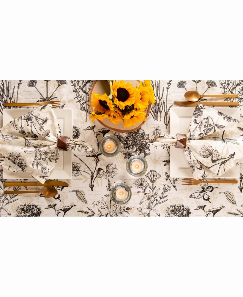 Botanical Print Table cloth 60" X 84"