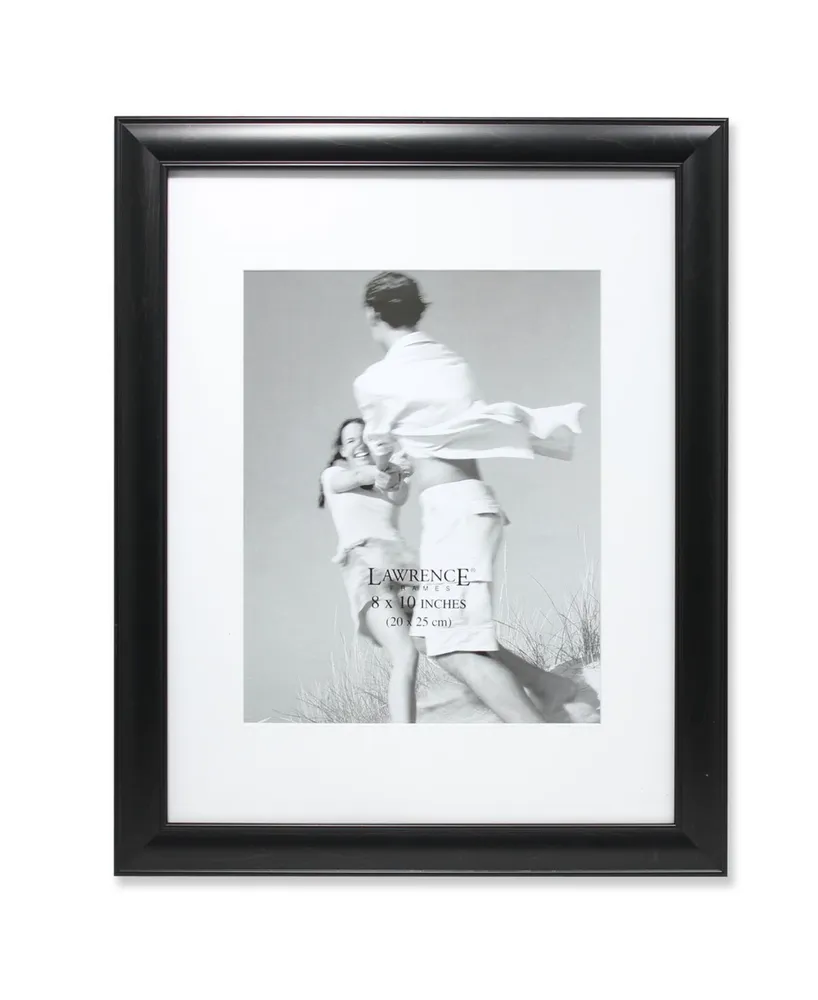 Lawrence Frames Black Gallery Frame Matted To 8x10 - 11" x 14"