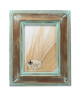 Lawrence Frames Weathered Wood with Verdigris Wash Picture Frame - 5" x 7"