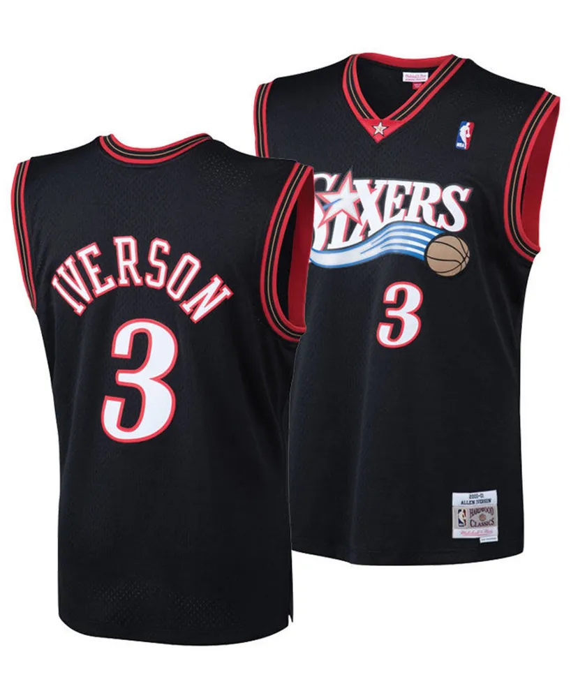 Mitchell & Ness Big Boys Allen Iverson Philadelphia 76ers Hardwood Classic Swingman Jersey