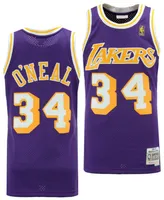 Mitchell & Ness Big Boys Shaquille O'Neal Los Angeles Lakers Hardwood Classic Swingman Jersey