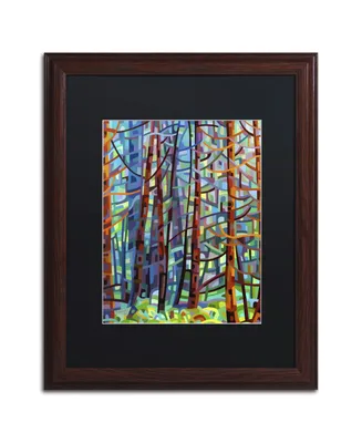 Mandy Budan 'In A Pine Forest' Matted Framed Art - 20" x 16" x 0.5"