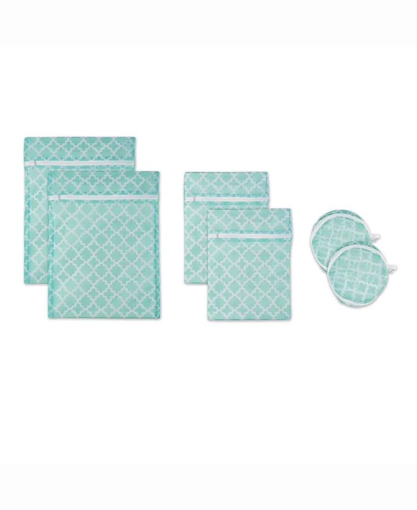 Design Import Lattice Set F Mesh Laundry Bag, Set of 6