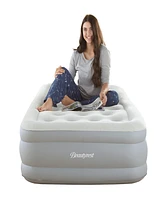 Beautyrest 14" Twin Sky Rise Raised Adjustable Comfort Coil Top Airbed with Express Pump