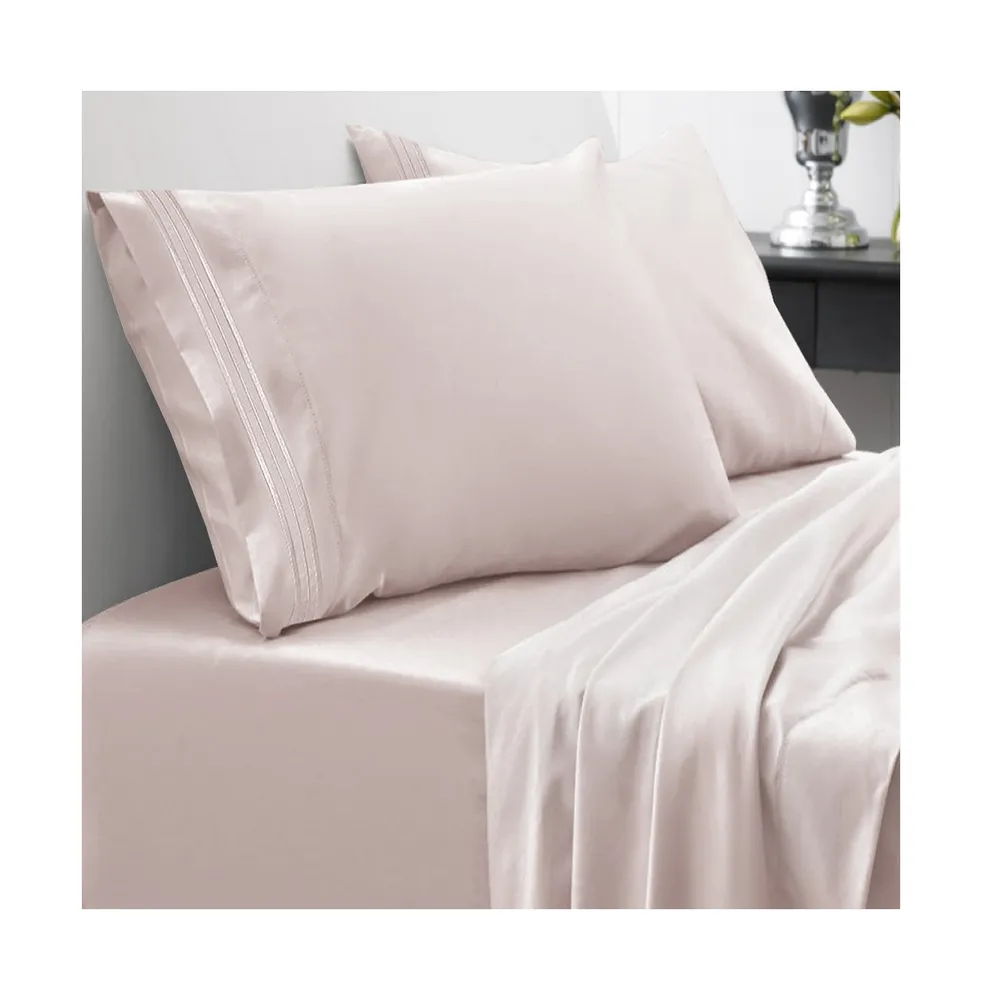 Sweet Home Collection Microfiber Queen 4-Pc Sheet Set