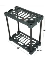 Trademark Global Stalwart Compact Garden Tool Storage Rack