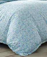 Laura Ashley Jaynie Stonewashed Cotton Piece Duvet Cover Set