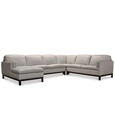 Virton Leather Sofa Collection Created For Macys