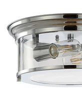 Jonathan Y Lauren 13.25" Led Flush Mount