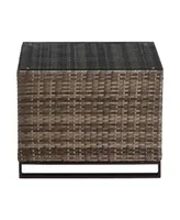 Tommy Hilfiger Oceanside Outdoor Side Table with Storage