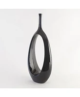 Global Views Open Oval Ring Vase