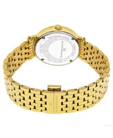 Alexander Watch AD201B-02, Ladies Quartz Small-Second Watch with Yellow Gold Tone Stainless Steel Case on Yellow Gold Tone Stainless Steel Bracelet