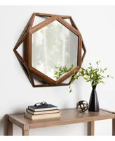 Kate and Laurel Cortland Wood Framed Mirror