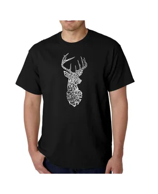 La Pop Art Mens Word T-Shirt - Types of Deer