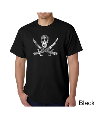 La Pop Art Mens Word T-Shirt - Pirate