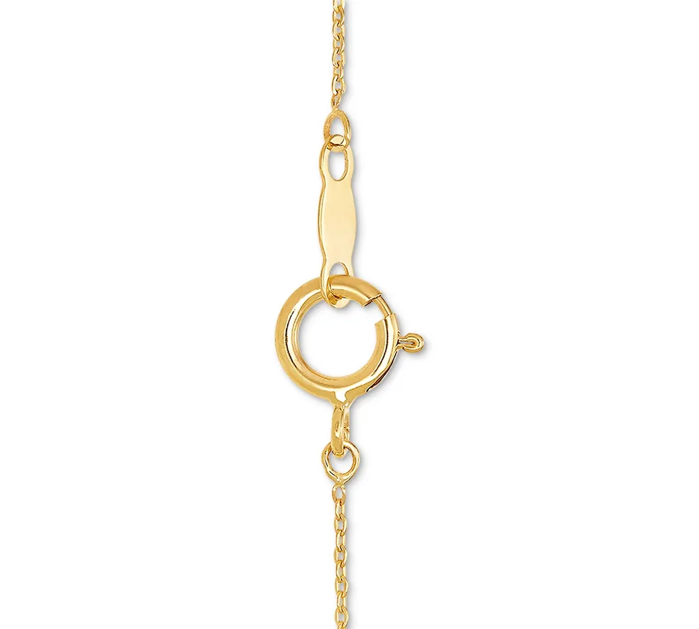 Mom 18" Pendant Necklace in 10k Gold