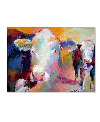 Richard Wallich 'Art Cows' Canvas Art - 14" x 19"