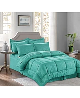 Elegant Comfort Bamboo Pinted Pc. Comforter Set