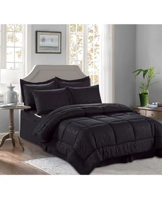 Elegant Comfort Bamboo Pinted Pc. Comforter Set