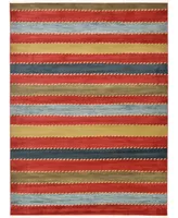 Bayshore Home Ojas Oja1 Red 8' x 11' Area Rug