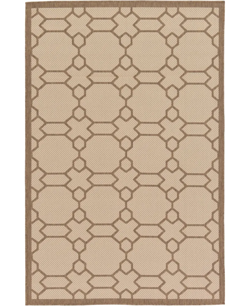 Closeout! Bayshore Home Outdoor Pashio Pas1 5' 3" x 8' Area Rug