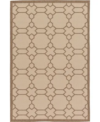 Closeout! Bayshore Home Outdoor Pashio Pas1 5' 3" x 8' Area Rug