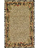 Bayshore Home Maasai Mss1 Ivory 5' x 8' Area Rug