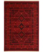 Bayshore Home Vivaan Viv1 Red 7' x 10' Area Rug