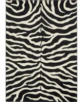 Bayshore Home Maasai Mss5 Black 7' x 10' Area Rug