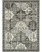 Bayshore Home Aldrose Ald1 Gray 8' x 11' Area Rug