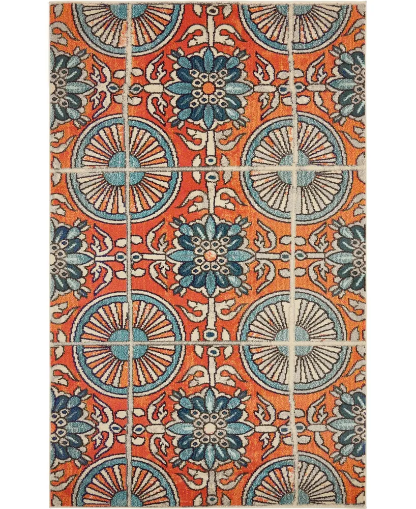 Bayshore Home Newwolf New5 5' x 8' Area Rug