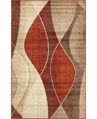 Bayshore Home Jasia Jas04 Multi 5' x 8' Area Rug