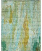 Bayshore Home Adah Ada2 Turquoise 8' x 10' Area Rug