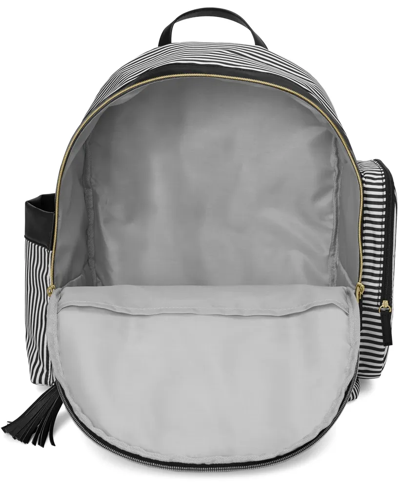 Carter's Handle It All Striped Backpack Diaper Bag