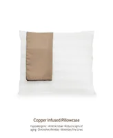 Closeout! SensorPEDIC NightSpa Standard/Queen Pillowcase with Cupron and Pillow Bundle