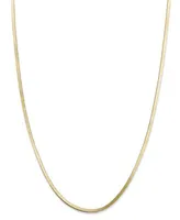 Giani Bernini Snake Chain Necklaces In 18k Gold Plated Sterling Silver Created For Macys