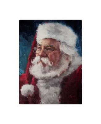 Meadowpaint 'Elderly Santa Portrait' Canvas Art