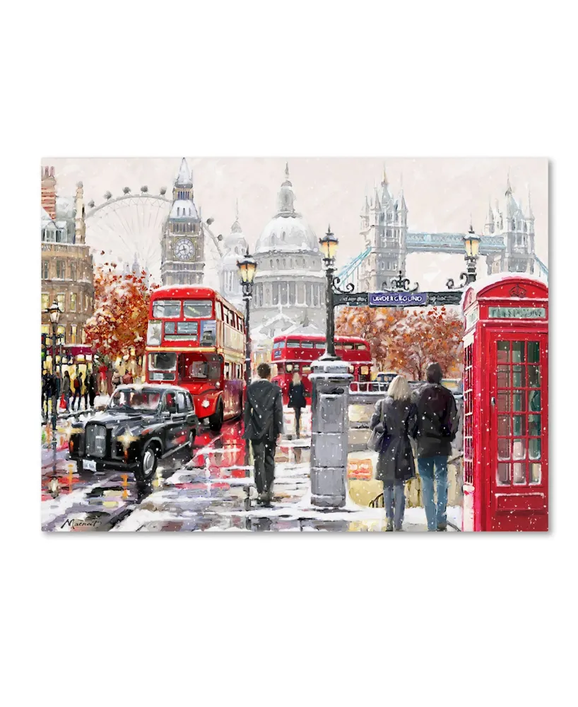 The Macneil Studio 'London Collagex2 Copy' Canvas Art