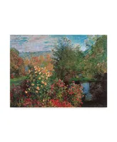 Masters Collection 'Corner Of The Garden At Montgeron' Canvas Art - 47" x 35"