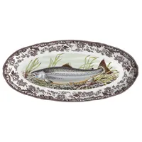 Spode Woodland King Salmon Fish Dish