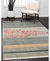 Bayshore Home Ojas Oja1 Light Blue 8' x 11' Area Rug