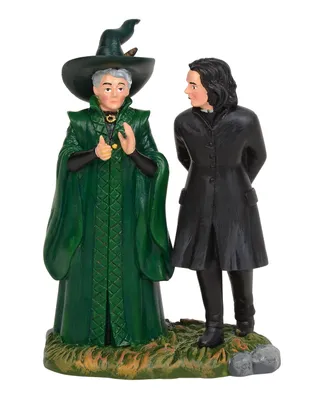 Department 56 Harry Potter Village Snape & McGonagall