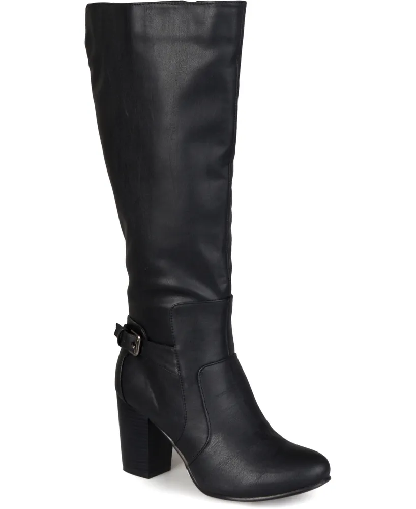 Journee Collection Women's Jester Mid Calf Riding Boots with