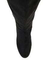 Journee Collection Women's Leeda Lace Up Detail Knee High Boots