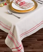 French Stripe Tablecloth 52" x 52"