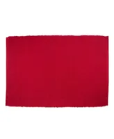 Cardinal Ribbed Placemat, Set of 6