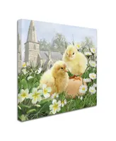 The Macneil Studio 'Easter Chicks' Canvas Art - 18" x 18"