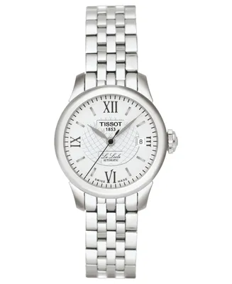 Tissot Watch, Women's Swiss Automatic Le Locle Stainless Steel Bracelet 42mm