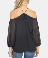 1.state Women's Off-The-Shoulder Halter Neck Blouse